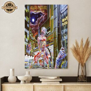 Iron Maiden The Future Past World Tour Poster Canvas