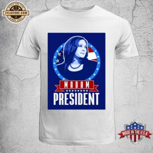 Kamala Harris 2024 Madam President Poster Unisex T-Shirt