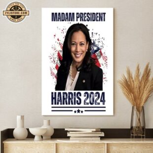 Kamala Harris 2024 President Poster Canvas