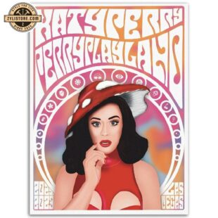 Katy Perry PLAY Psychedelic Music Poster Canvas