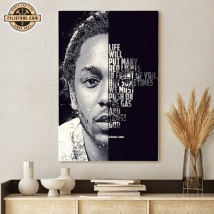 Kendrick Lamar Quote Poster Canvas