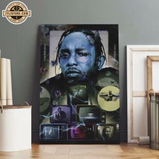 Kendrick Lamar ‘Televized’ Collage Poster Canvas