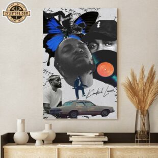 Kendrick Poster Lamar Rapper Music Collage Poster Canvas