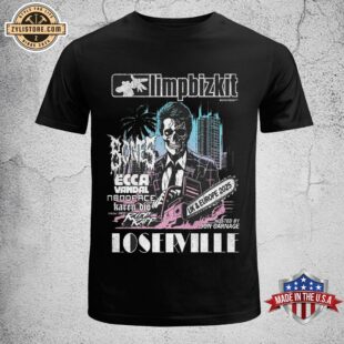 Limpbizkit Bones Ecca Vandal UK & Europe Tour 2025 Unisex T-Shirt