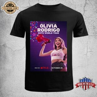 Olivia Rodrigo Guts World Tour Netflix Out On October 29 2024 Unisex T-Shirt