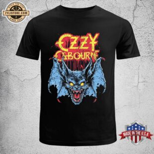 Ozzy Osborne Glowing Eyes Bat Unisex T-Shirt