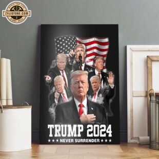 President Donald J Trump 2024 Poster Canvas