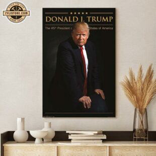 President Donald Trump Poster Canvas