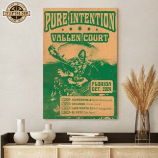 Pure Intention Tour On October 23-26 2024 In Florida Poster Canvas