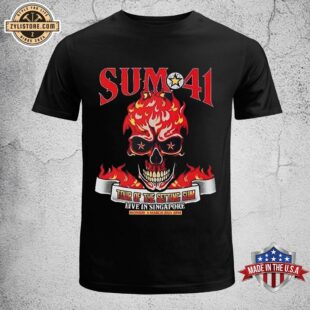 RARE!! Sum 41 Tour 2024 Live in Singapore Unisex T-Shirt