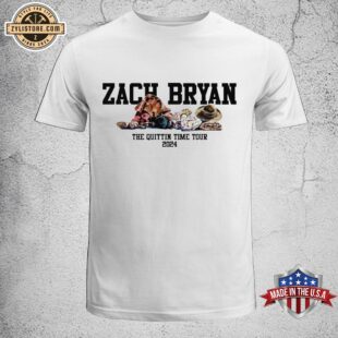 Resting Cowboy Zach Bryan Quittin Time Tour Unisex T-Shirt