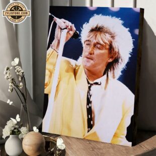 Rod Stewart Great In Concert Poster Canvas