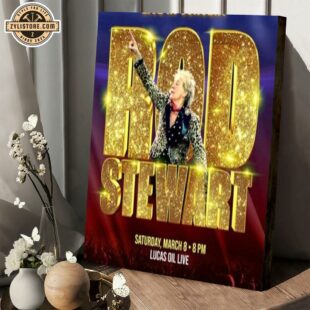 Rod Stewart The 2025 Tour Poster Canvas