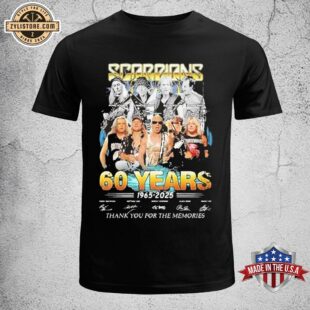 Scorpions 60 Years 1965 2025 Thank You For The Memories Unisex T-Shirt