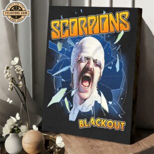 Scorpions Blackout Music Poster Canvas