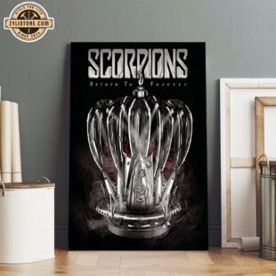 Scorpions Concerts Music Tour 2025 Poster Canvas