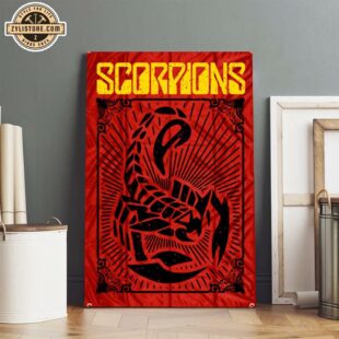 Scorpions Music Red Poster Canvas