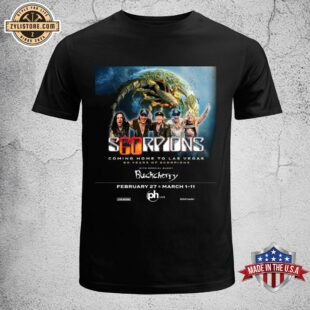 Scorpions To Celebrate 60th Anniversary With Las Vegas Residency In 2025 Unisex T-Shirt