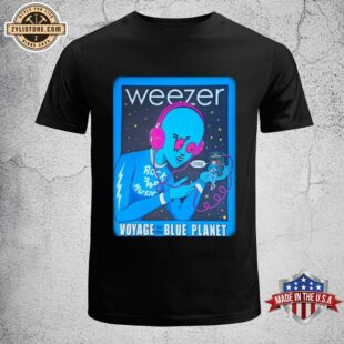 Seattle Weezer Tour Poster 2024 Blue Planet Oct Unisex T-Shirt