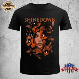 Shinedown Poster Limited Show My Monsters Are Real By Wildner Lima Rockabilia Exclusive Unisex T-Shirt