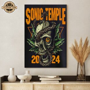 Sonic Temple Fest 2024 Deathrattle Poster Canvas