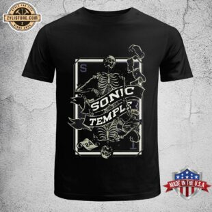 Sonic Temple Festival 2024 Merch Skeleton Unisex T-Shirt