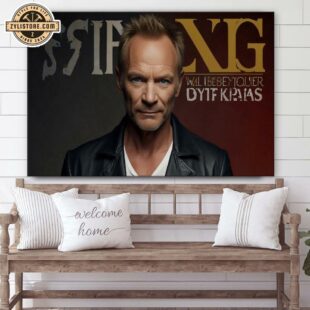 Sting Concert Tour 2025 Music Poster Canvas