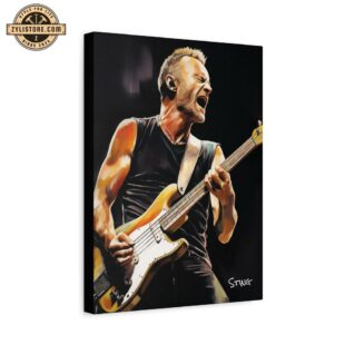 Sting - Music Legends Poster Canvas Wall Art