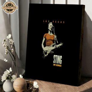 Sting My Songs Las Vegas Poster Canvas