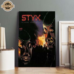 Styx Tour Concert 2025 Kilroy Was Here Poster Canvas