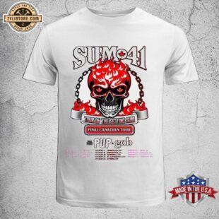 Sum 41 Setting Sum Final Canada Tour 2025 Unisex T-Shirt