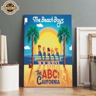 The Beach Boys Present The ABC's Of California Poster Canvas