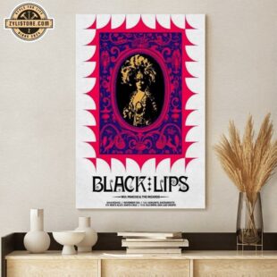 The Black Lips November 2024 Tour Poster Canvas