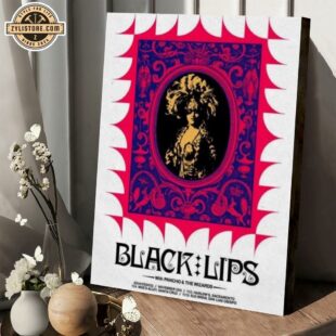 The Black Lips November 2024 Tour Poster Canvas