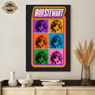 The Hits Vegas Pop Art Poster Canvas