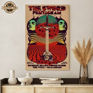 The Sword Levitation Stubb’s November 3 2024 Austin, TX Tour Poster Canvas