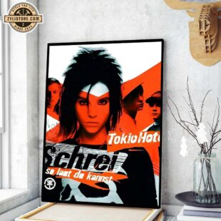 Tokio Hotel Music Band 2024 Poster Canvas