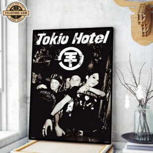 Tokio Hotel Music Poster Canvas Wall Art