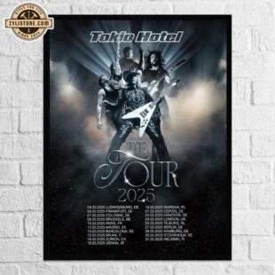 Tokio Hotel Tour 2025 Poster Canvas Wall Art