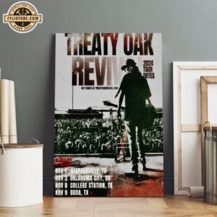 Treaty Oak Revival 2024 Tour Dates Poster Canvas