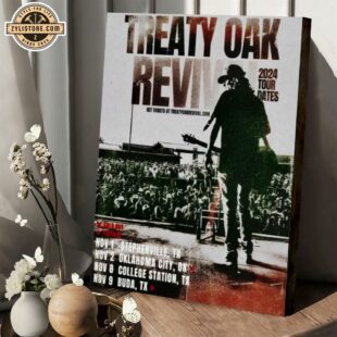 Treaty Oak Revival 2024 Tour Dates Poster Canvas