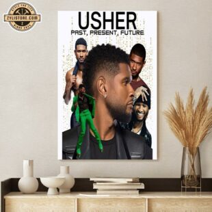 Usher 2024 Tour Music Concert Poster Canvas