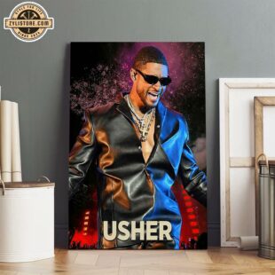 Usher Concert Music Tour Poster Canvas