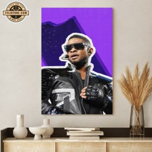 Usher Concerts Music 2025 Poster Canvas