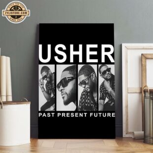 Usher Past Present Future Tour Poster Canvas