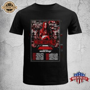 Wednesday 13 Performs Murderdolls Tour 2024 Unisex T-Shirt