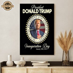 47th President Donald Trump Poster Canvas