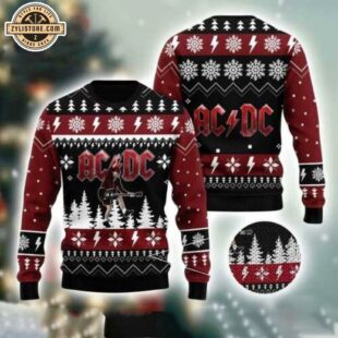 ACDC Band Ugly Christmas Sweater