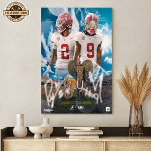 Alabama vs LSU Ryan Williams Jaylen Mbakwe Poster Canvas