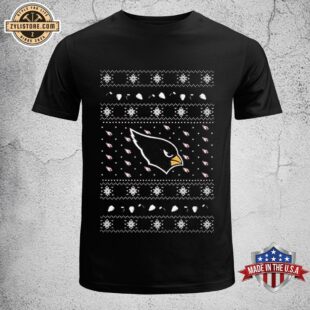 Arizona Cardinals Holiday Lights Merry Christmas 2024 Unisex T-Shirt